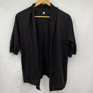 Margaret O’Leary Black Lightweight Cardigan Sweater